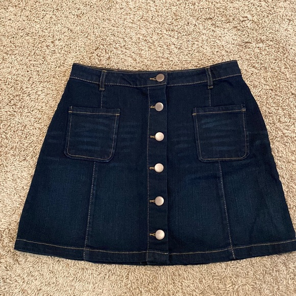Aeropostale Skirts Aeropostale Denim Mini Skirt Poshmark